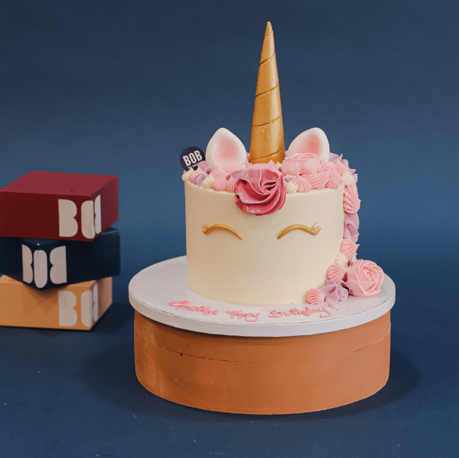 Unicorn in Sweet Pink and Gold